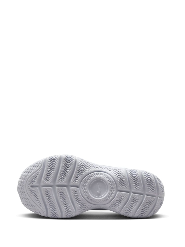 Nike Grey/White Junior Flex Runner 3 Trainers - Image 6 of 12