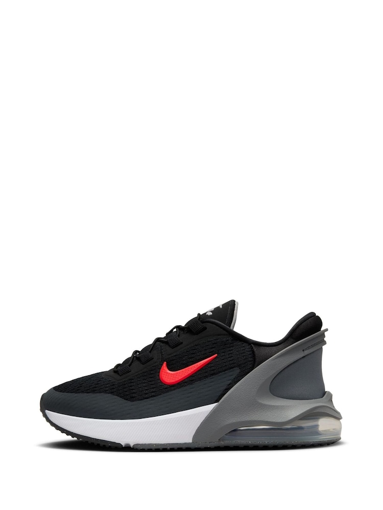 Noir/Rouge - Nike Air Max 270 GO Easy On Junior Trainers - Image 4 of 11
