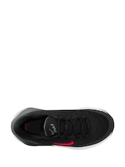Nike Black/Red Air Max 270 GO Easy On Junior Trainers - Image 8 of 11