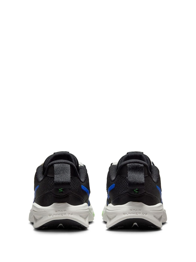 Noir/Bleu - Baskets Nike Junior Star de running 4 - Image 4 of 10