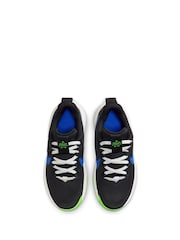 Nike Black/Blue Junior Star Runner 4 Trainers - Image 7 of 10