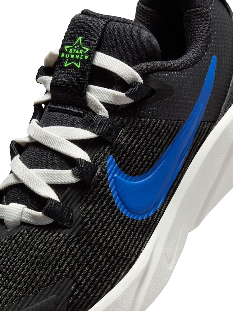 Noir/Bleu - Baskets Nike Junior Star de running 4 - Image 8 of 10