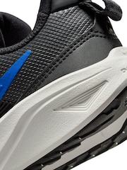 Nike Black/Blue Junior Star Runner 4 Trainers - Image 9 of 10