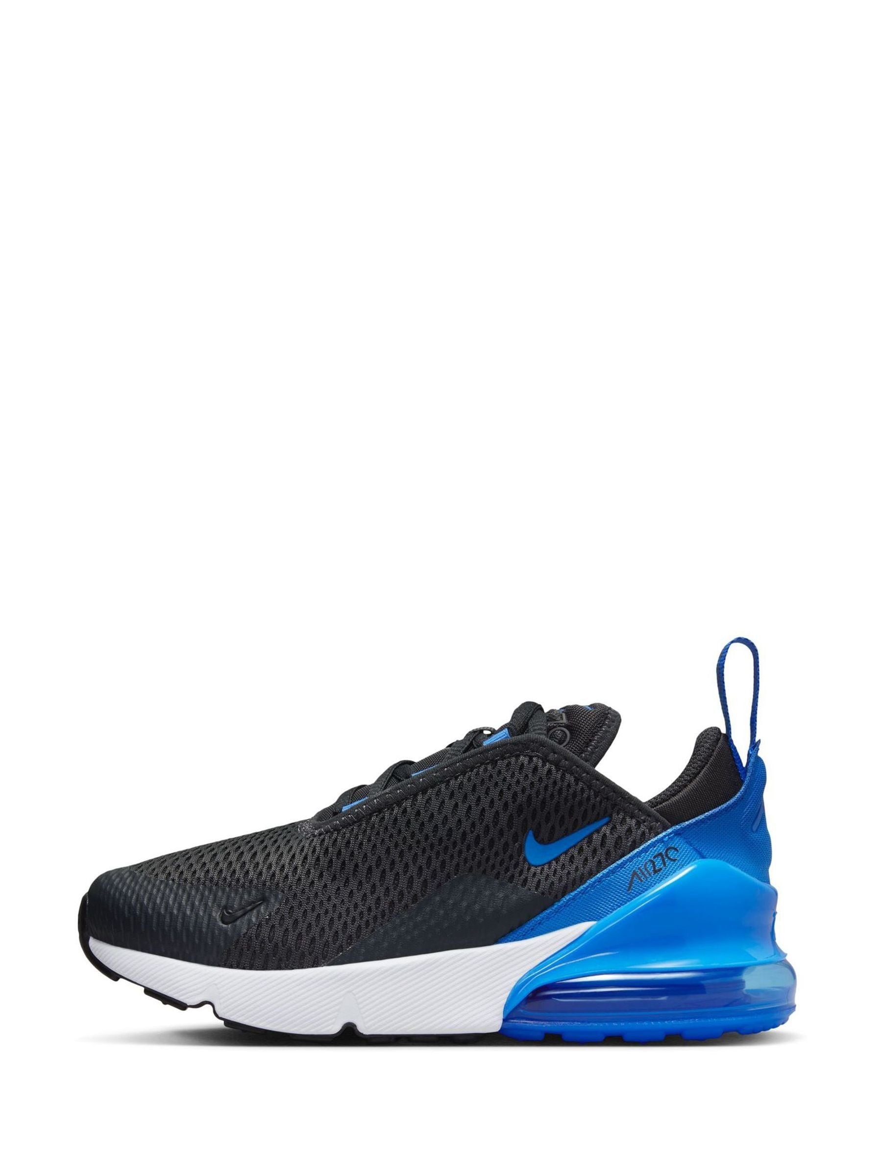 Kaufe Sie Schwarz Blau Nike Air Max 270 Sportschuhe fur Kinder bei Next Deutschland