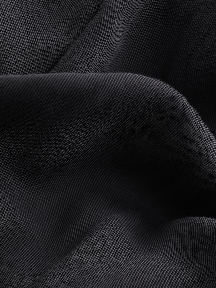 Navy Utility Style Sleeveless Midi Dress - Image 6 of 6
