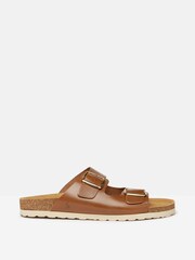 Joules Celeste Tan Brown Double Strap Sandals - Image 1 of 5