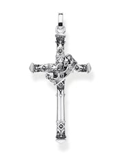 Thomas Sabo Black Majestic Crown Cross Pendant - Image 1 of 5