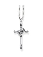 Thomas Sabo Black Majestic Crown Cross Pendant - Image 2 of 5
