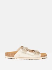 Joules Celeste Gold Double Strap Sandals - Image 1 of 5