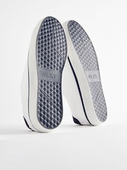 White Canvas Trainers - Image 6 of 6