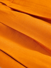 Orange Elasticated Back Wide Leg Trousers - Image 7 of 7