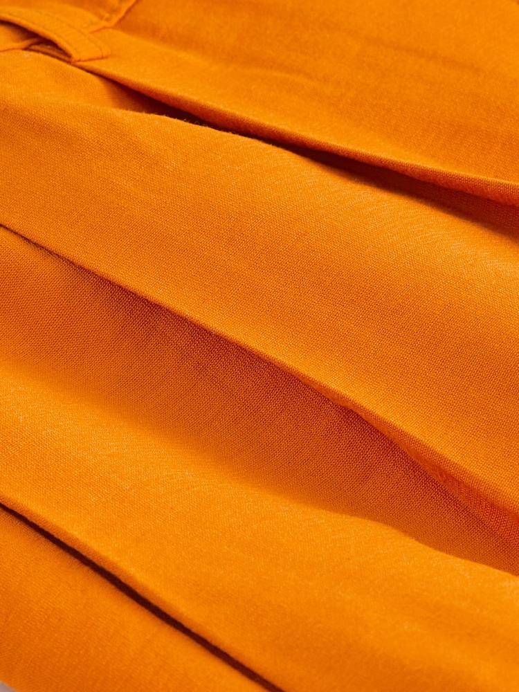 Orange Elasticated Back Wide Leg Trousers - Image 7 of 7