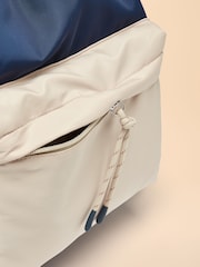 Joules Packwell Navy Blue Colour Block Rucksack - Image 5 of 7