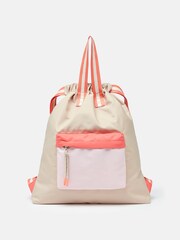 Joules Packwell Neutral Colour Block Rucksack - Image 1 of 5