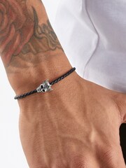 Thomas Sabo Black Skull King Bead Leather Bracelet - Image 3 of 4