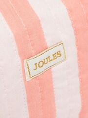 Joules Lillia Pink & Orange Striped Wash Bag - Image 5 of 5