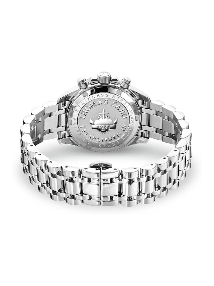 Thomas Sabo Silver Rebel Heart Quartz Watch - Image 2 of 5