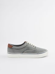 Grey Classic Canvas Pumps - Image 4 of 7