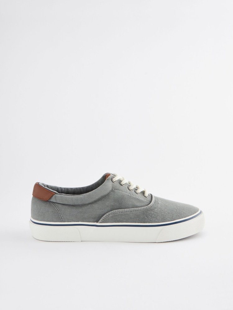 Gris - Tennis classiques en toile - Image 4 of 7