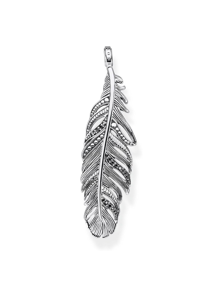 Thomas Sabo Silver Feather Pendant - Image 1 of 3