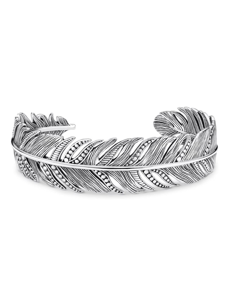 Thomas Sabo Silver Feather 925 Silver Bangle - Image 1 of 3