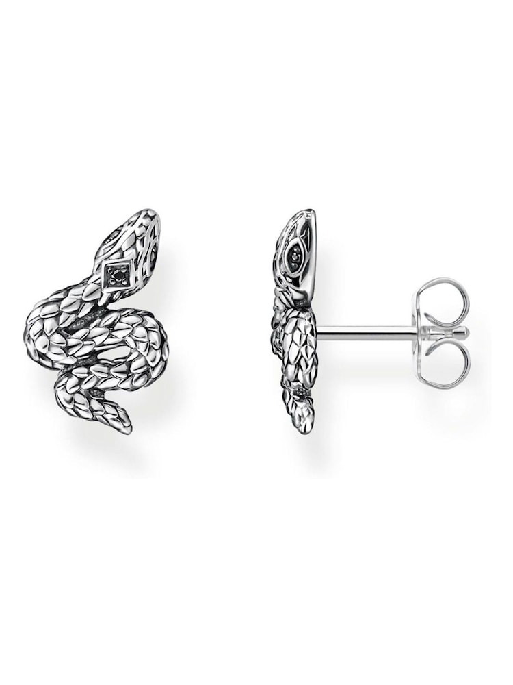 Thomas Sabo Black Mystic Snake 925 Silver Studs - Image 2 of 4