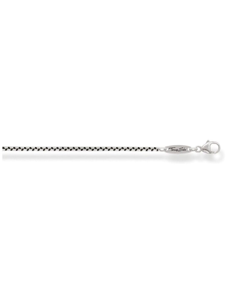 Thomas Sabo Silver Blackened Rebel 925 Silver Necklace - Image 2 of 3 Thomas Sabo Silver Blackened Rebel 925 Silver Necklace - Image 2 of 3
