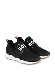 BOSS Black Logo Strap Trainers - Image 4 of 7