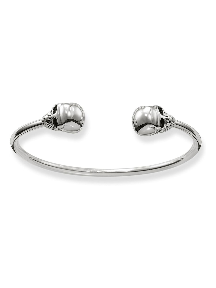 Thomas Sabo Silver 925 Silver Blackened, Skull Design Rebel Bangle - Image 1 of 3
