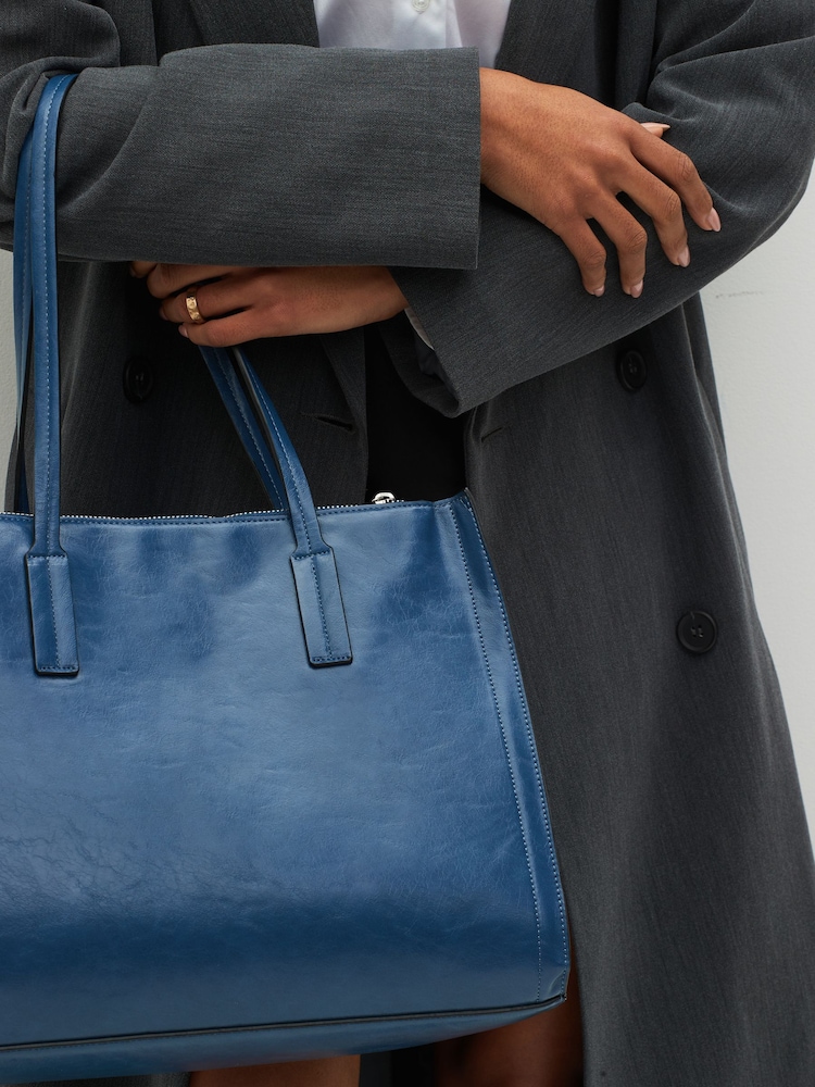 Blue Formal Open Tote Bag - Image 2 of 7