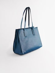 Blue Formal Open Tote Bag - Image 3 of 7