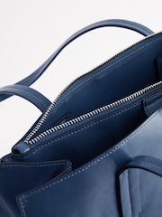 Blue Formal Open Tote Bag - Image 6 of 7