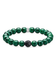 Thomas Sabo Silver Obsidian Blackened Handcrafted Bracelet - Image 1 of 2