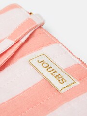 Joules Daphne Pink & Orange Striped Wrist Purse - Image 4 of 6
