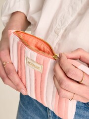 Joules Daphne Pink & Orange Striped Wrist Purse - Image 6 of 6