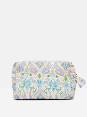 Joules Lillia Blue Paisley Wash Bag - Image 3 of 5