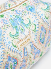 Joules Lillia Blue Paisley Wash Bag - Image 4 of 5