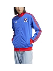 adidas Blue Olympique Lyon DNA Track Top - Image 1 of 3