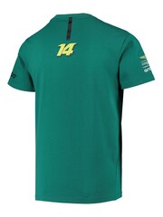 Aston Martin 1 Kids Green 100% Cotton Aramco Cognizant F1 Fernando Alonso T-Shirt - Image 3 of 3
