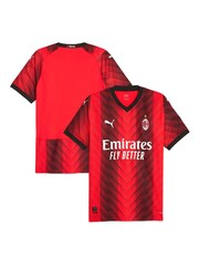 Puma Red AC Milan Puma Home Authentic Shirt 2023-24 - Image 1 of 3