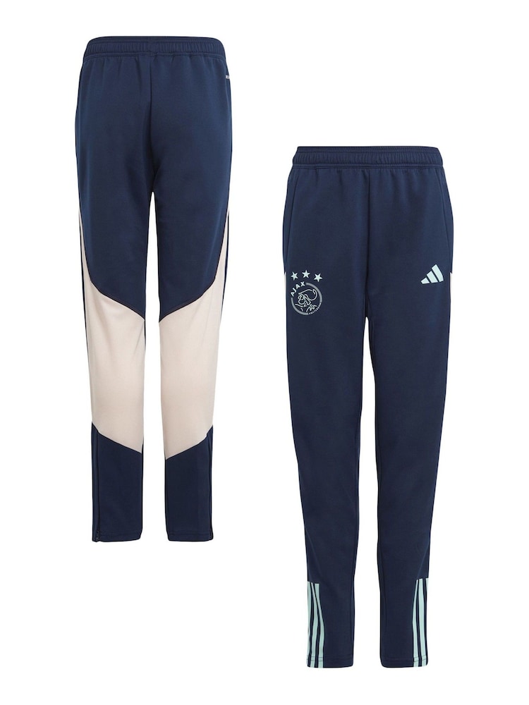 Blau - Adidas Ajax Trainings-Jogginghose - Bild 1 von 4
