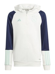 adidas White Ajax Training Track Jacket - Image 2 of 4