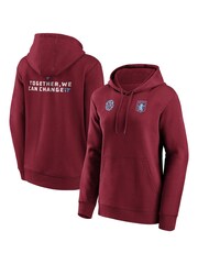 Fanatics Red Aston Villa x KIO Graphic Hoodie - Image 1 of 3