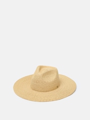 Joules Seville Natural Straw Fedora Hat - Image 4 of 5