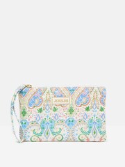 Joules Daphne Blue Paisley Wrist Purse - Image 1 of 6