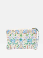 Joules Daphne Blue Paisley Wrist Purse - Image 2 of 6