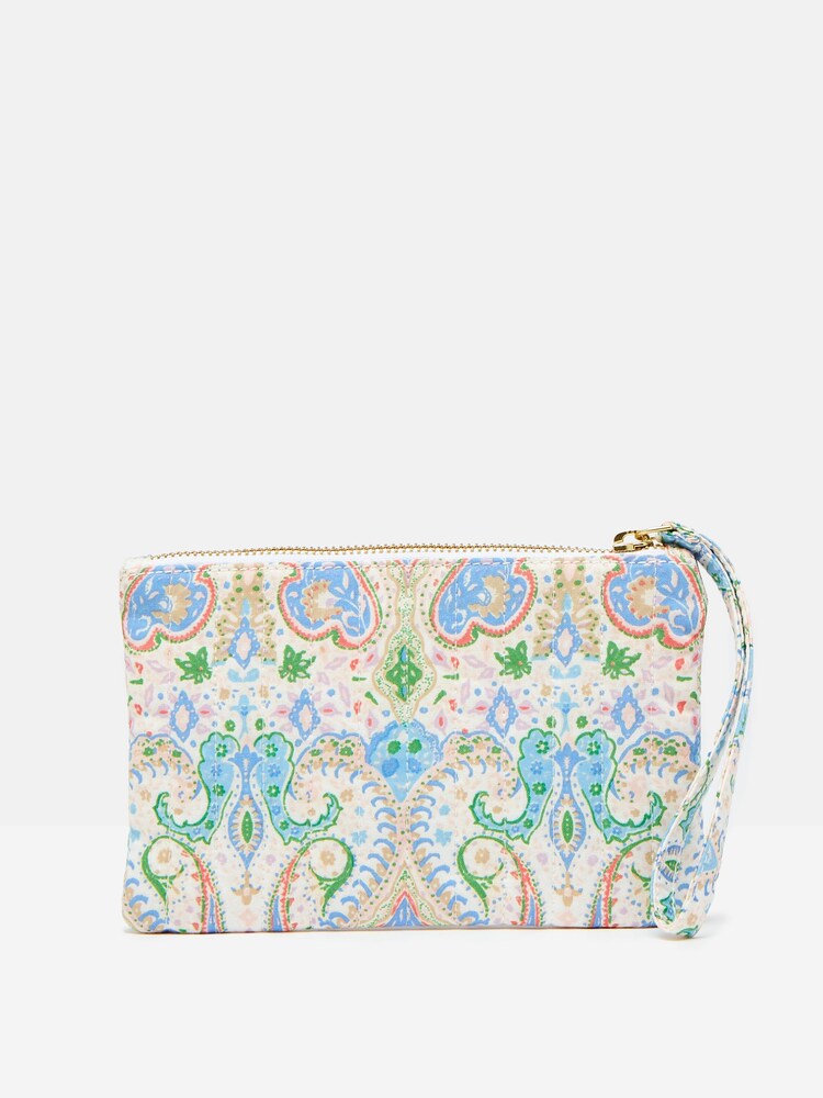 Joules Daphne Blue Paisley Wrist Purse - Image 2 of 6