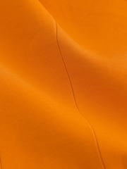Orange Sleeveless Asymmetric Tailored Blazer - Image 6 of 6