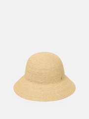 Joules Albany Natural Straw Cloche Hat - Image 2 of 3