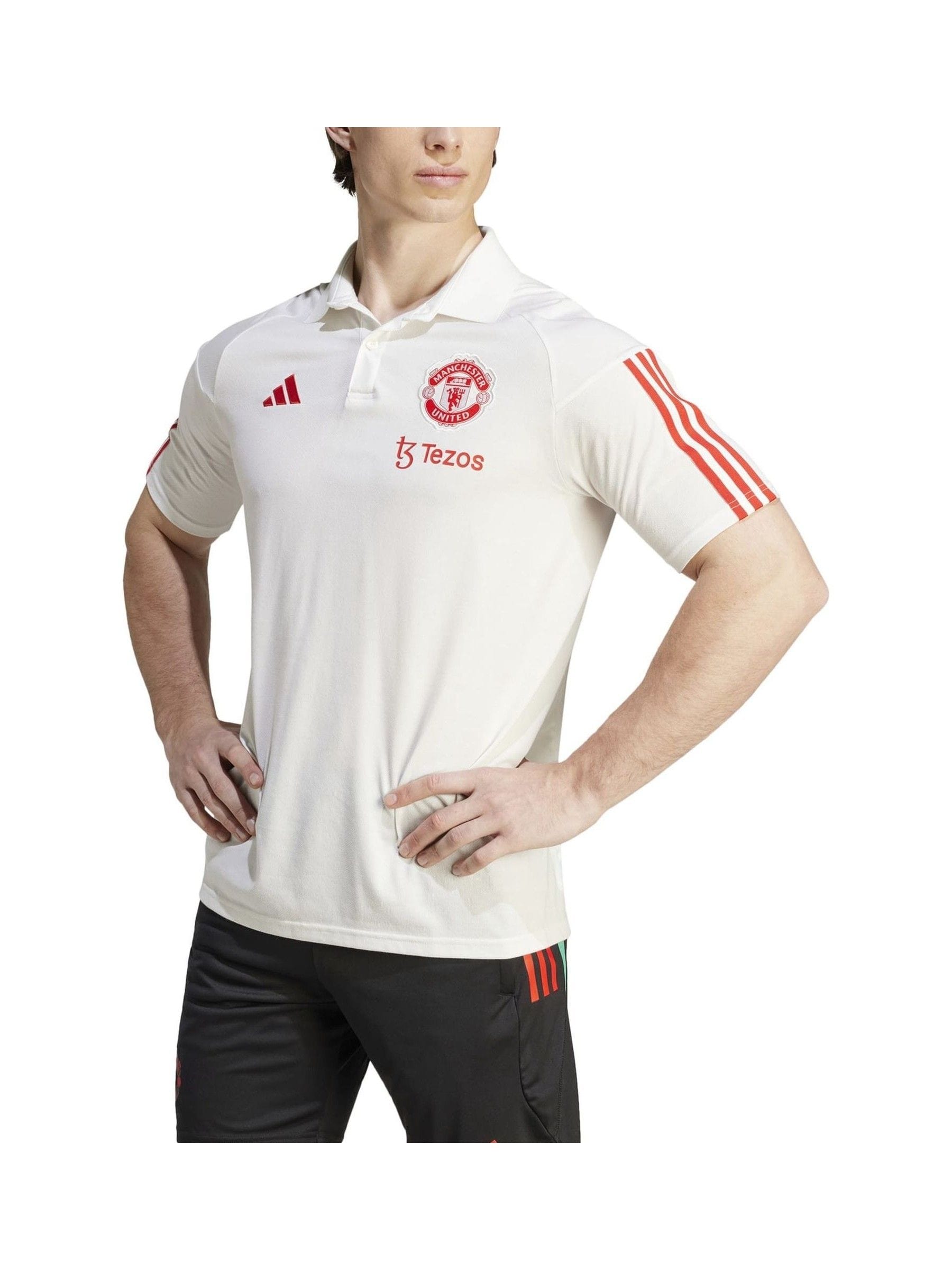 Buy adidas White Manchester United Training Polo Shirt from Next Luxembourg